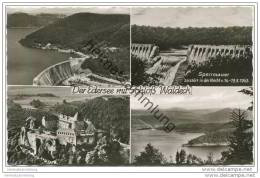 Der Edersee Mit Schloss Waldeck - Foto-AK 60er Jahre - Edersee (Waldeck)