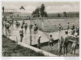 Homberg - Das Neue Schwimmbad - Foto-AK Grossformat 60er Jahre - Homberg