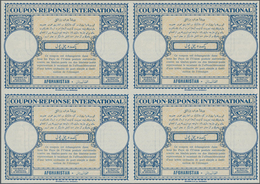 Afghanistan - Ganzsachen: 1947. International Reply Coupon (London Type) In An Unused Block Of 4. Is - Afghanistan