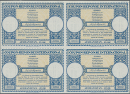 Afghanistan - Ganzsachen: 1959. International Reply Coupon (London Type) In An Unused Block Of 4. Is - Afghanistan