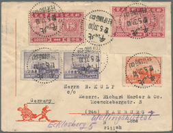 China: 1948, Exhibition $5000 Carmine Rose Imperf. And Perf. With Taiwan $5000 (pair) And $10.000 Ti - 1912-1949 République