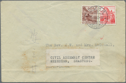 China - Besonderheiten: 1943, Weihsien Civilian Internee Camp: Cover From Switzerland "SUHR 15.III.4 - Sonstige & Ohne Zuordnung