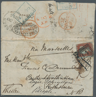 Hongkong: 1845. Stampless Envelope Written From Hong Kong Dated '3rd August 1845' Addressed To Scotl - Autres & Non Classés