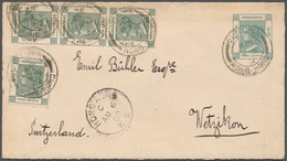 Hongkong - Besonderheiten: Kowloon-Branch: 1900, Envelope QV 2 C. Green Uprated QV 2 C. Green (4 Inc - Sonstige & Ohne Zuordnung