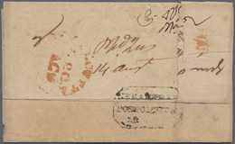 Indien - Vorphilatelie: DANISH SETTLEMENT 1837 (14 Aug.): Entire Letter From SERAMPORE To The Deputy - ...-1852 Prephilately