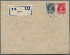 Indien - Used Abroad: NEPAL 1941-50 Four Covers From Nepal To India, Ceylon And England, With 1) 194 - Sonstige & Ohne Zuordnung