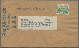 Japanische Post In Korea: 1926, Landscape 2 Sen Tied "KAINEI 13.2.32 CHOSEN" To Unsealed Envelope To - Militärpostmarken