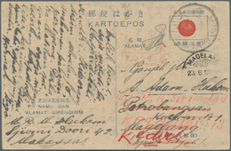 Japanische Besetzung  WK II - NL-Indien / Navy-District / Dutch East Indies: Celebes, 1944, "red Sun - Indonesien