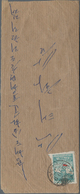 Korea-Nord: 1950, Conquering Of Seoul Commemorative 1 W. Tied "50.10.9" To Inland Cover With "50.10. - Korea (Nord-)