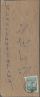 Korea-Nord: 1950, Conquering Of Seoul Commemorative 1 W. Tied "50.10.9" To Inland Cover With "50.10. - Korea, North