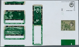 Kuwait: 1970, National Guard Set On Printer's Die Proofs Sheet Dated 15.5.1970, Se-tenant With Fujei - Kuwait