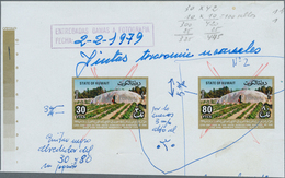 Kuwait: 1979, Agriculture Congress And Kuwait Airlines. Both Issues In Se-tenant Dated Printer's Pro - Koweït