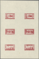 Libanon: 1943, 2nd Anniversary Of Independence, Combined Proof Sheet In Red On Gummed Paper, Showing - Liban