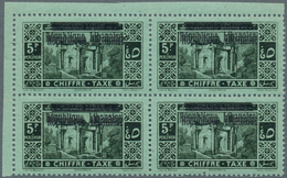 Libanon - Portomarken: 1927, Postage Due 5 Pia. Black On Green "REPUBLIQUE LIBANAISE" Double Overpri - Libanon