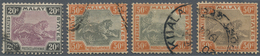 Malaiischer Staatenbund: 1901, Tiger Definitives With Wmk. Crown CA Complete Set Of 22 Stamps Incl. - Federated Malay States