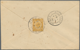 Malaiische Staaten - Kedah: 1934, 5 C Yellow, Single Franking On Cover With Cds JITRA / KEDAH, 4 JU - Kedah