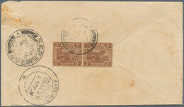 Malaiische Staaten - Negri Sembilan: 1929, Federated Malay States, 2 X 3 C Brown "tiger", Multiple F - Negri Sembilan