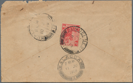 Malaiische Staaten - Selangor: 1919, SUNGEI BESI: Federated Malay States Tiger 4c. Scarlet Single Us - Selangor