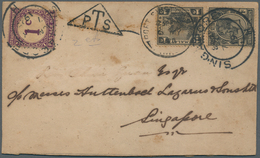 Malaiische Staaten - Selangor: 1925 Port Swettenham "PTS" Triangle Postage Due H/s (Proud UP2) On Po - Selangor