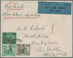 Malaiische Staaten - Selangor: 1933 (20.4.), Airmail Cover Endorsed 'Dutch Air Mail Alor Star-London - Selangor