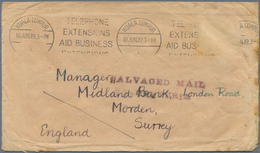 Malaiische Staaten - Selangor: 1939, Crash Mail CENTURION, Cover From Kuala Lumpur, 10.JUN 39, Desti - Selangor