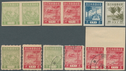 Malaiischer Bund: Japanese Occupation, 1944/45 (ca.), General Issues, Definitives, Imperforated Gumm - Federation Of Malaya