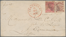 Nordborneo: 1891 (15.9.), Coat Of Arms 2c. Brown And 4c. Pink (discoloured!) Used On Cover With Barr - Nordborneo (...-1963)