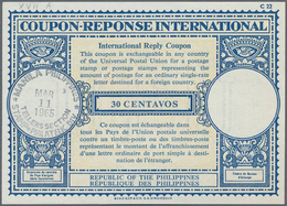 Philippinen: 1965/75, 1930 (ca.), IRC International Reply Coupons: 24 Ct And 30 Ct., Used. - Philippines