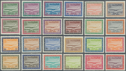 Saudi-Arabien: 1965/72, Boeing 720B Airmail Set With King Saud Cartouche, 1 Pia-33 Pia: 18 P., 19 P. - Saudi-Arabien