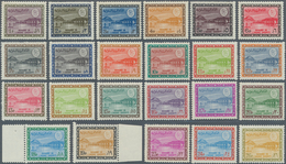 Saudi-Arabien: 1966/75, Dam King Faisal Cartouche Unwmkd. 1 Pia-200 Pia. Set, Mint Never Hinged MNH, - Saudi-Arabien