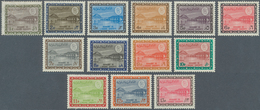 Saudi-Arabien: 1967/74, Dam With Watermark 1 P.-13 P. Set, The 1 Pia. Unused Mounted Mint, Otherwise - Saudi-Arabien