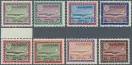 Saudi-Arabien: 1967/71, Airmail 1 Pia.-10 Pia. With Wmk. 2, Mint Never Hinged MNH (SG 806/14, Scott - Arabie Saoudite