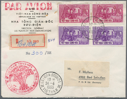 Vietnam-Süd (1951-1975): 1963, 0,50 D, 1 D, 3 D (each 3) And 2 X 5 D, All Stamps From The Issue "Com - Vietnam