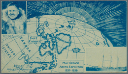 Thematik: Arktis / Arctic: 1938, USA. Lot Of 2 Picture Postcards "MacGregor Artic Expedition 1937-19 - Other & Unclassified