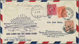 Thematik: Arktis & Antarktis / Arctic & Antarctic: 1928,1931, Cover Commemorating The First Flight I - Sonstige & Ohne Zuordnung