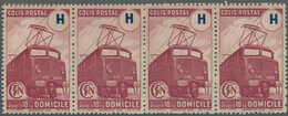 Thematik: Eisenbahn / Railway: 1945, FRANCE: Electro Locomotive 'red-wine Coloured' (Domicile, Lie-d - Eisenbahnen