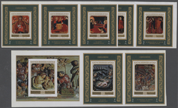 Thematik: Malerei, Maler / Painting, Painters: 1972, AJMAN-MANAMA: Christmas Romanesque Paintings An - Sonstige & Ohne Zuordnung