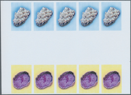 Thematik: Mineralien / Minerals: 1992, MAROKKO: Minerals 1.35dh. Quartz And 3.40dh. Calcit In Six Di - Mineralien