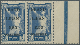 Thematik: Olympische Spiele / Olympic Games: 1924, Libanon, Olympic Games, 2.50pi. On 50c., Horiz. P - Sonstige & Ohne Zuordnung