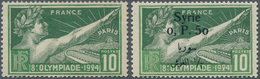 Thematik: Olympische Spiele / Olympic Games: 1924, Grand Liban, France, Syrie For Paris 1924. Lot Co - Sonstige & Ohne Zuordnung