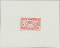 Thematik: Olympische Spiele / Olympic Games: 1924, France For Paris 1924. COLOR PROOF In Reddish Bro - Other & Unclassified