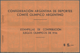 Thematik: Olympische Spiele / Olympic Games: 1936: Argentinien Orginalheft "Confederacion Argentina - Autres & Non Classés