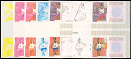 Thematik: Olympische Spiele / Olympic Games: 1968, Burundi: OLYMPIC GAMES MEXIKO, Javelin And Basket - Other & Unclassified