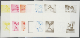 Thematik: Olympische Spiele / Olympic Games: 1980, MOSCOW '80 - 6 Items; Irak, Collective, Progressi - Autres & Non Classés