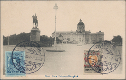Thematik: Pfadfinder / Boy Scouts: 1921, Picture Post Card Of 'Dusit Park Palace' Bangkok' Bearing S - Autres & Non Classés