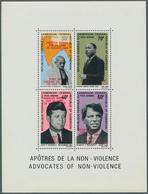 Thematik: Raumfahrt / Astronautics: 1969, KAMERUN: Prominent Persons (Mahatma Gandhi, Martin Luther - Autres & Non Classés