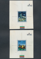 Thematik: Raumfahrt / Astronautics: 1972, Schardscha/Sharjah, APOLLO 8 Two Airmail Stamps 3r. Moon W - Autres & Non Classés