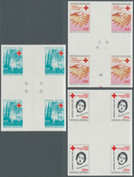 Thematik: Rotes Kreuz / Red Cross: 1995 Kroatien 3 Verschiedene Rote Kreuz-Zwangszuschlagmarken, Je - Rotes Kreuz