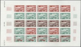Thematik: Schiffe / Ships: 1970, Afars And Issas. Lot Of 3 Different Color Proof Sheets For The 48fr - Bateaux