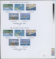 Thematik: Schiffe / Ships: 1975, Samoa Interpex New York Souvenir Sheet, Imperforated Collective Pro - Schiffe